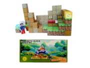 Magnetická stavebnice Minecraft Domeček s postavičkou 101ks Hračky - Magnetické stavebnice
